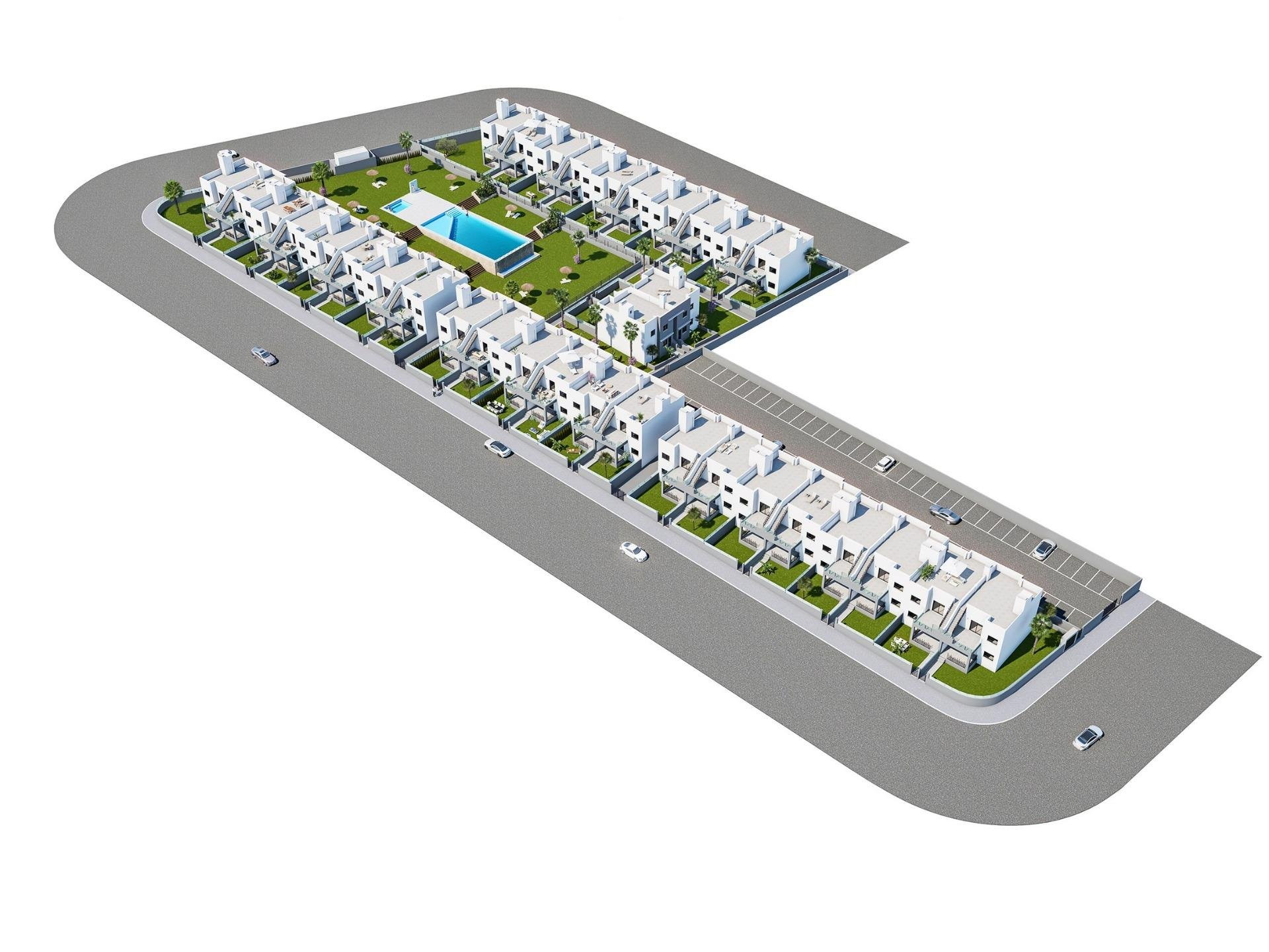 Nieuwbouw Woningen - Bungalow - San Miguel de Salinas