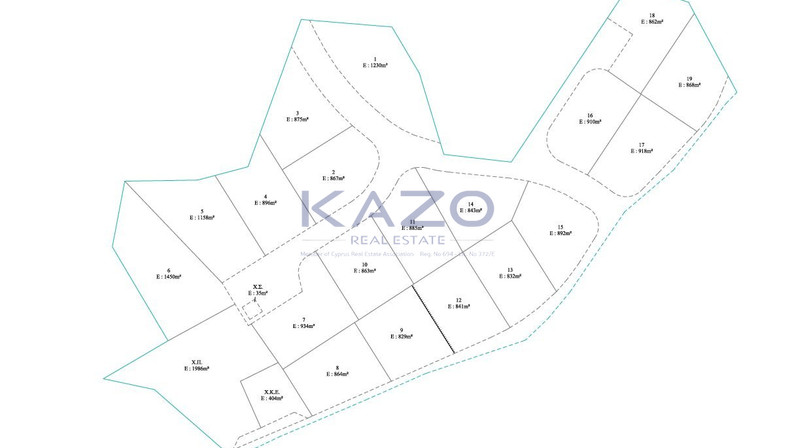 Plot of land for sale 918 m² in Agios Tychonas, Limassol, Cyprus