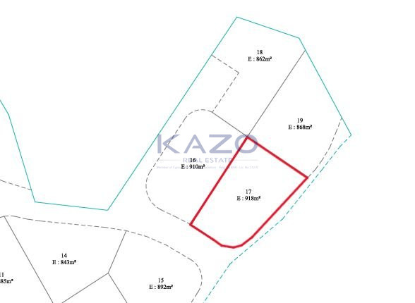 Plot of land for sale 918 m² in Agios Tychonas, Limassol, Cyprus