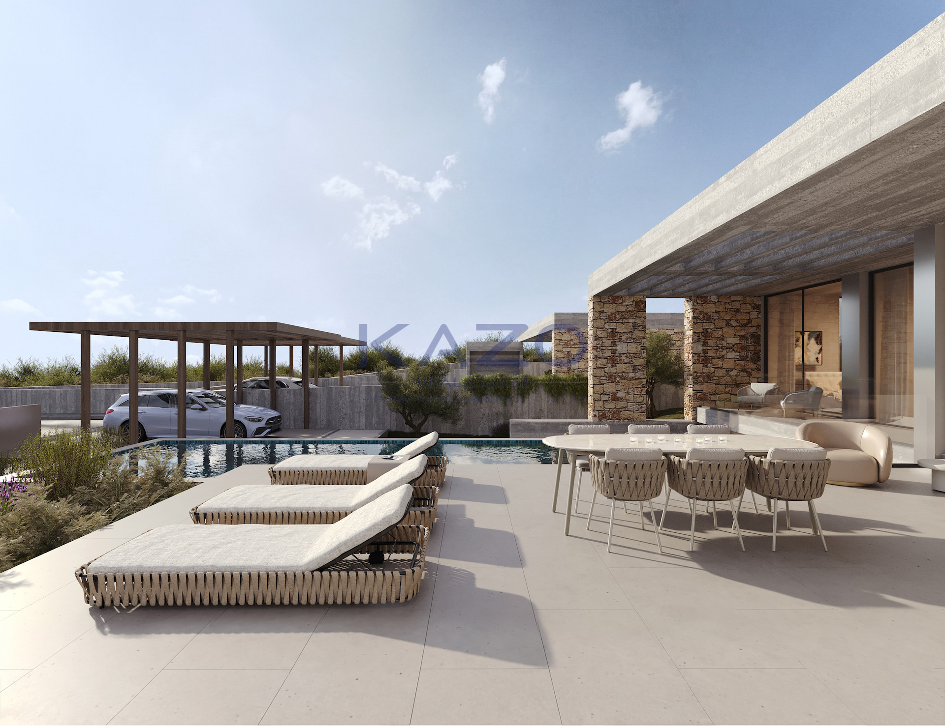 3-bed modern villa with private pool in Pegeia photo 6