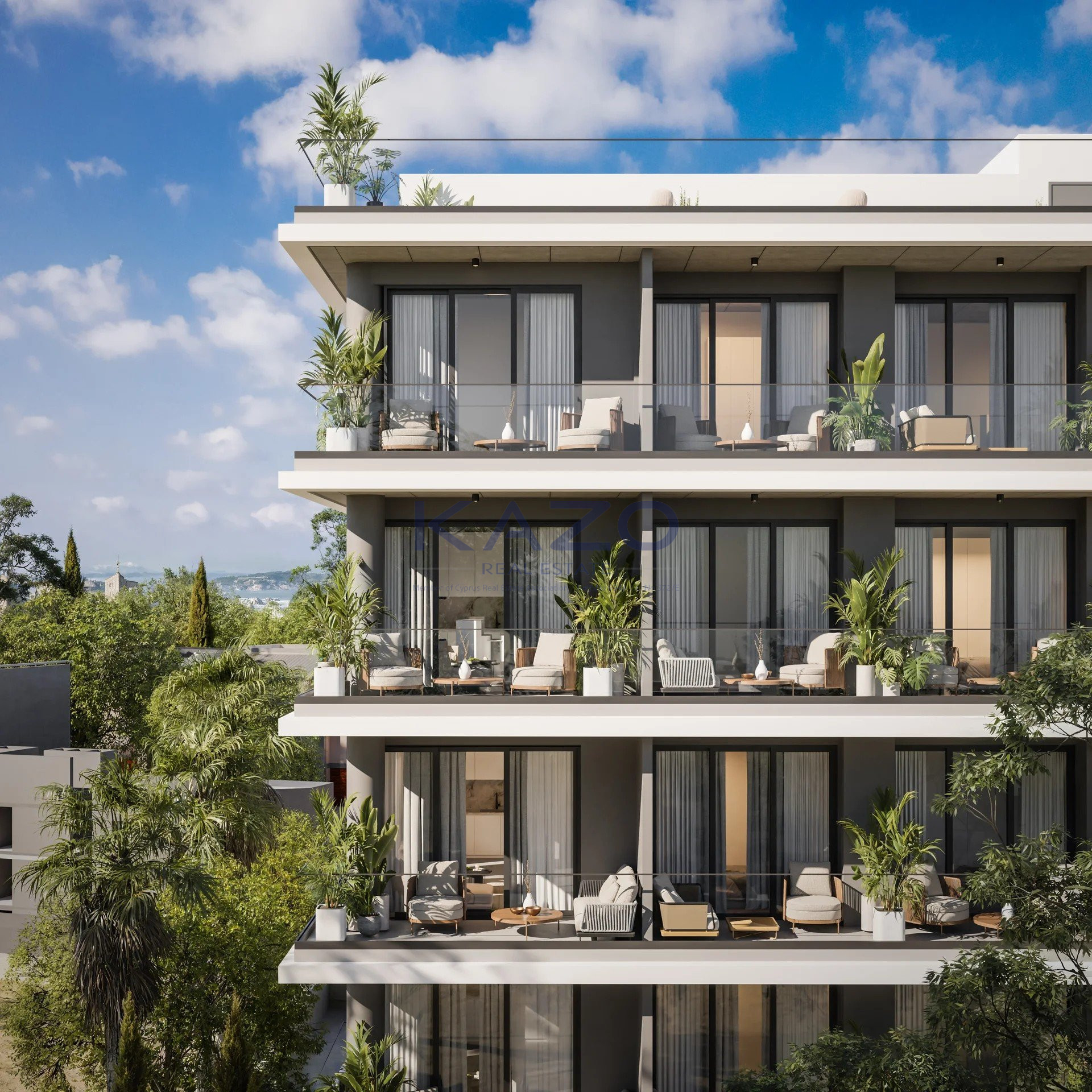 Modern 2-bedroom off-plan apartment with city views in Katholiki photo 7