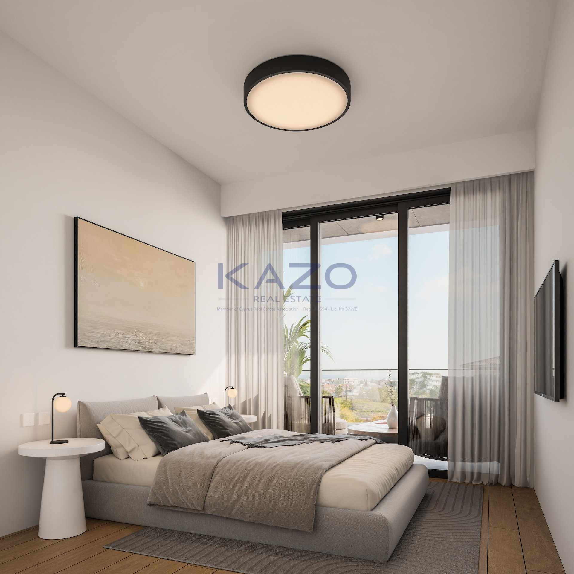 Modern 2-bedroom off-plan apartment with city views in Katholiki photo 3