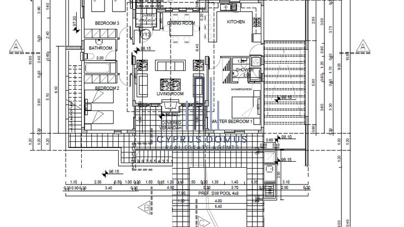 Detached house for sale 111 m² in Monagroulli, Limassol, Cyprus