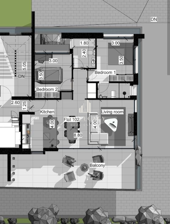 Apartments for sale 78 m² in Suburb - Agia Fyla, Limassol, Cyprus