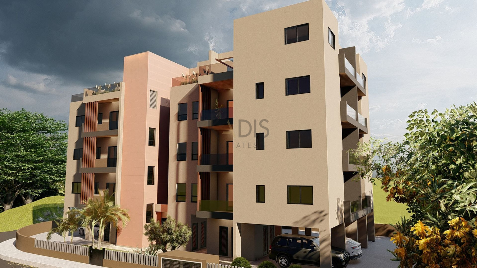 Illustration of Independent Penthouse Apartments Sale