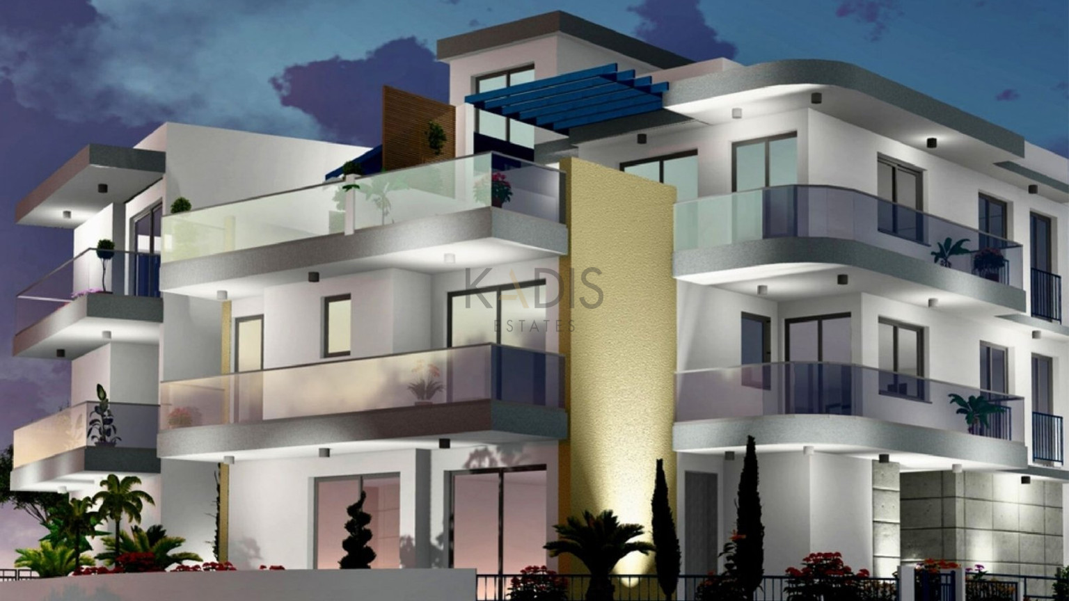 2 bed Penthouse in Anthoupoli with Large Verandas - Kadis Estates - Luxurious Penthouse Apartment Lighting For Verandas