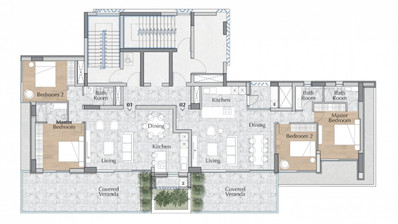 Luxury Sea-View Two Bedroom Apartment for Sale in Amathounta, Limassol