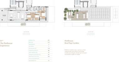 Luxury Sea-View Penthouse with Roof Garden and En-Suite Staff Room for Sale in Amathounta, Limassol