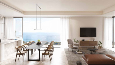 Luxury Sea-View Penthouse with Roof Garden and En-Suite Staff Room for Sale in Amathounta, Limassol