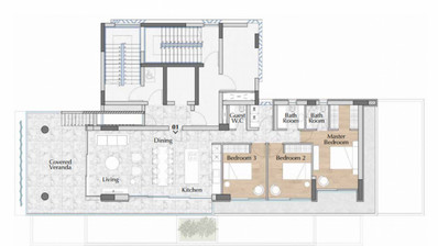 Luxury Sea-View Penthouse with Roof Garden and En-Suite Staff Room for Sale in Amathounta, Limassol