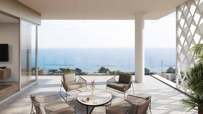 Luxury Sea-View Penthouse with Roof Garden and En-Suite Staff Room for Sale in Amathounta, Limassol