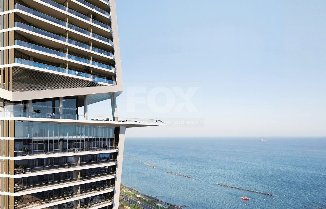 Luxury Sky-Rise Apartment in Trilogy, Limassol: Stunning Mediterranean Sea Views & Elite Amenities