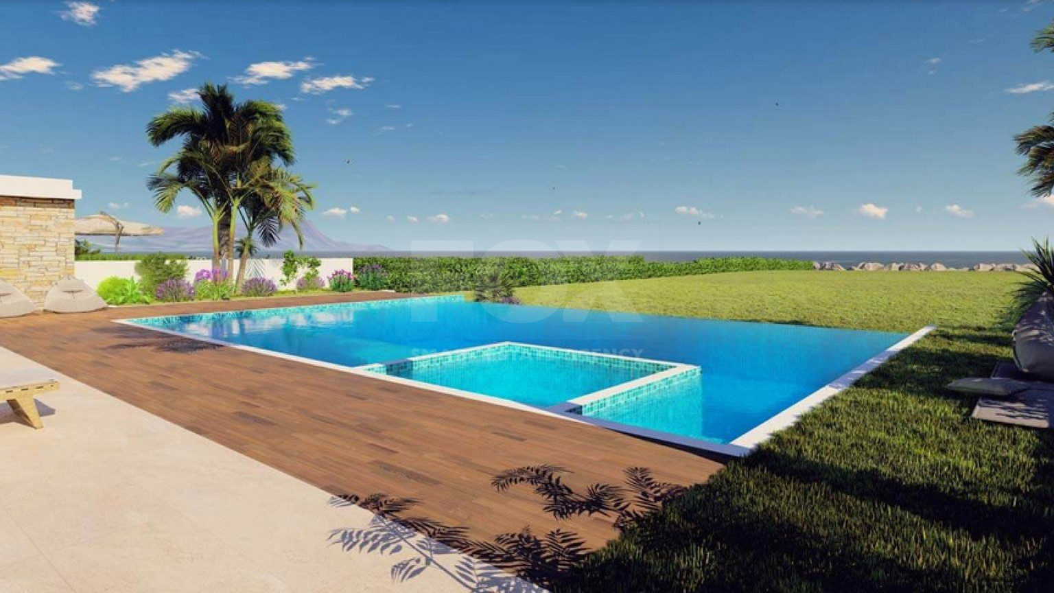 Spacious four bedroom detached house with Pool in Latchi