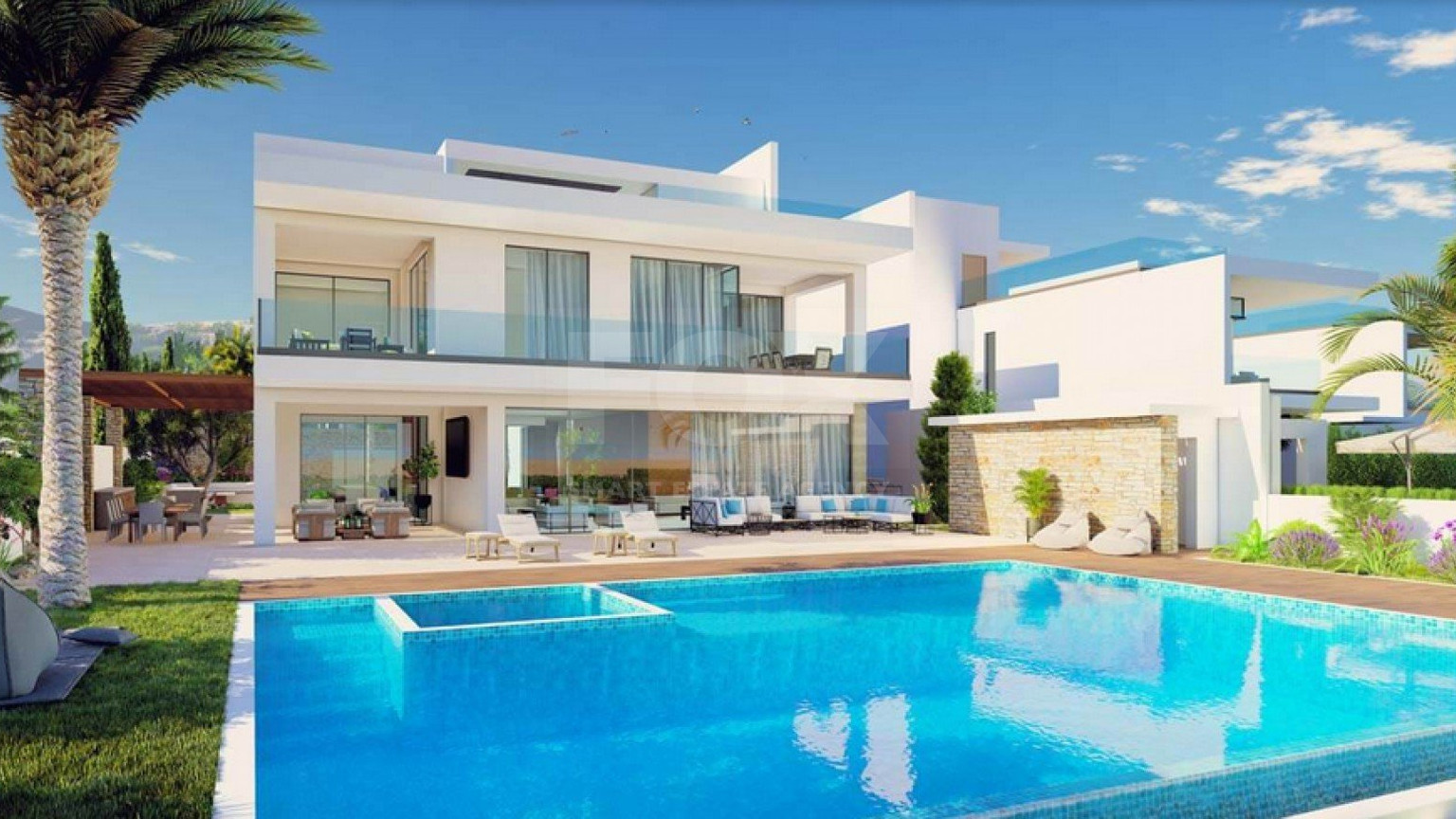 Spacious four bedroom detached house with Pool in Latchi