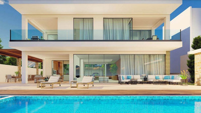 Spacious four bedroom detached house with Pool in Latchi