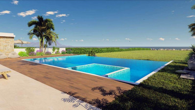 Spacious four bedroom detached house with Pool in Latchi