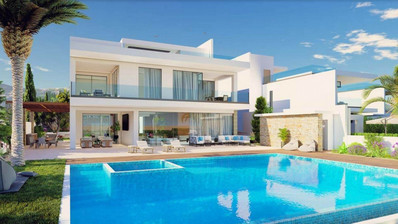 Spacious four bedroom detached house with Pool in Latchi
