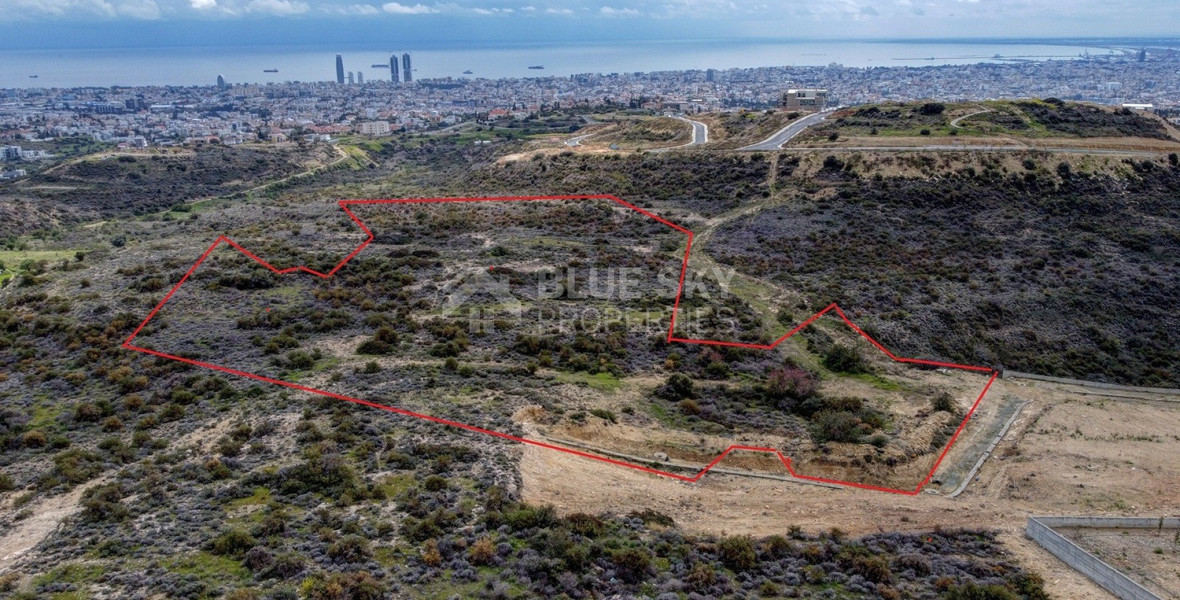 Residential Land with Unobstructed View For Sale In Agios Athanasios Limassol Cyprus