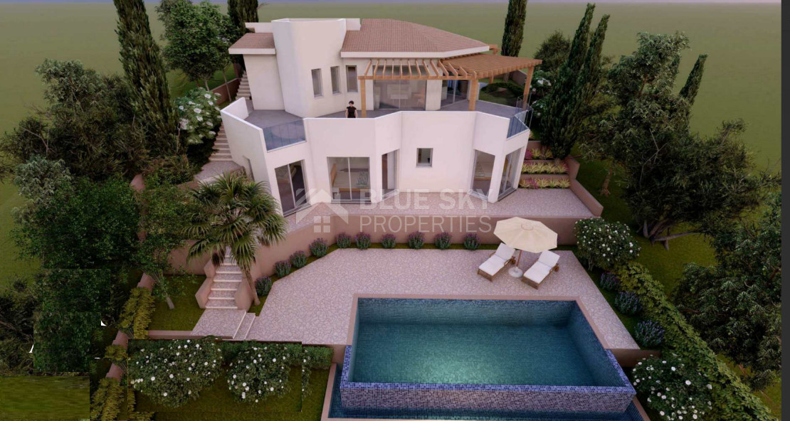 Three bedroom luxury villa For Sale In Kamares Paphos