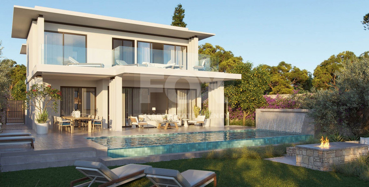 Spacious Four Bedroom Detached House with Pool For Sale in Tserkezoi