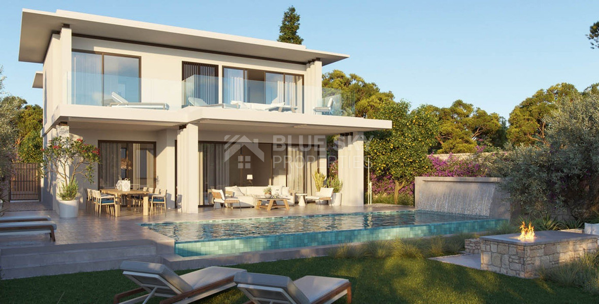 Spacious Four Bedroom Detached House with Pool For Sale in Tserkezoi