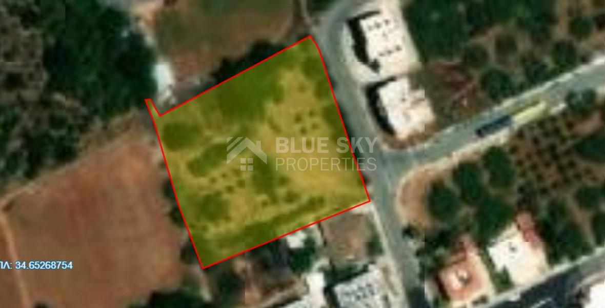 Plot For Sale In Zakaki Limassol Cyprus