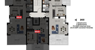 Luxury 2-Bedroom Apartment for Sale in Prime Agios Athanasios, Limassol