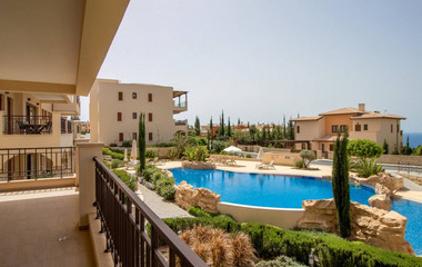 Modern two Bedrooms Premium Apartment in Aphrodite Hills – Luxury Living With Pool Views
