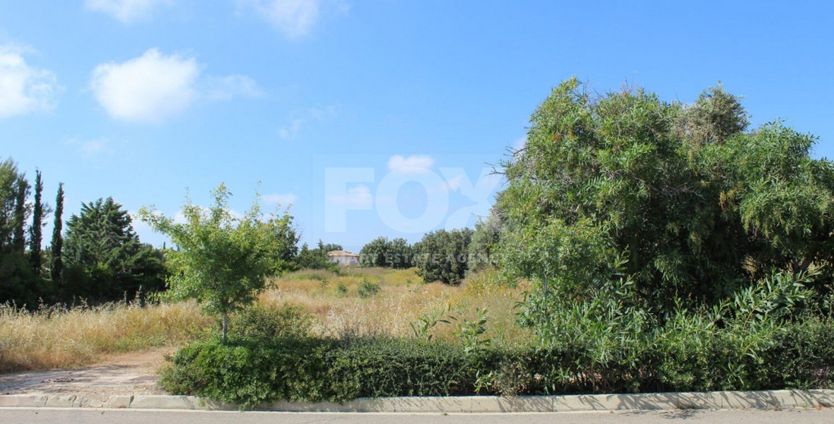Plot For Sale In Aphrodite Hills Paphos Cyprus