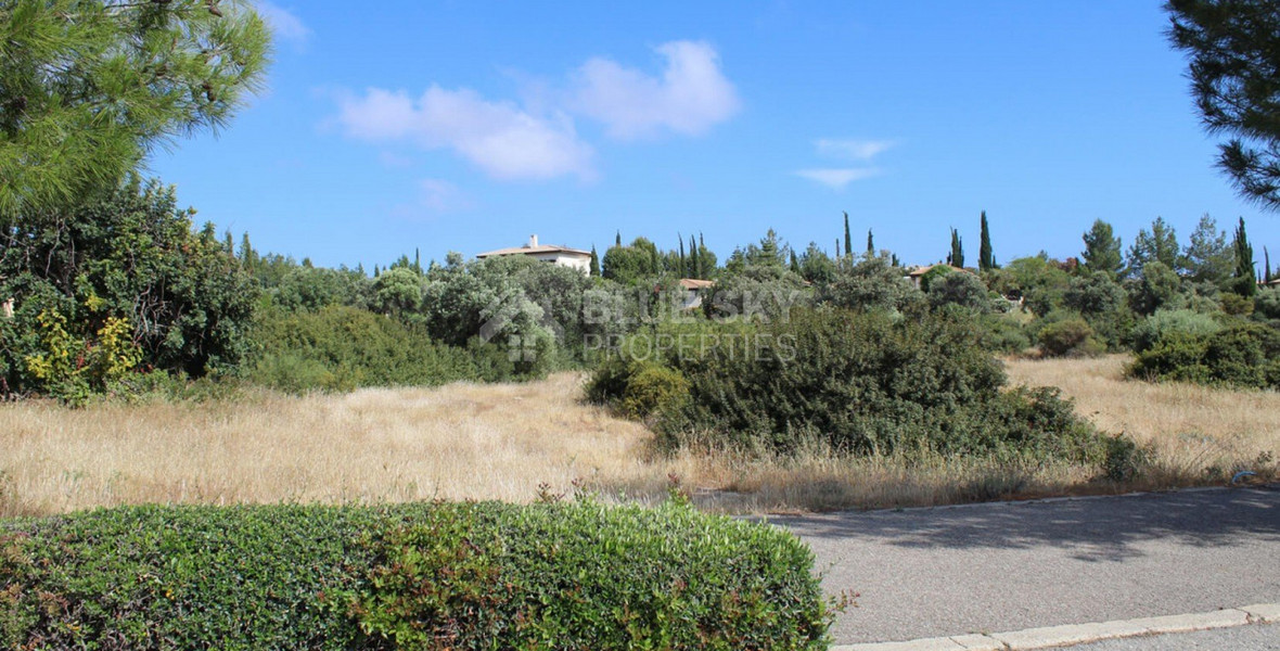 Plot For Sale In Aphrodite Hills Paphos Cyprus