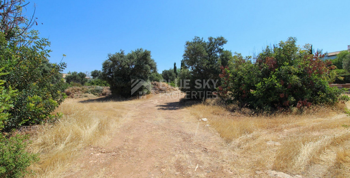 Plot For Sale In Aphrodite Hills Paphos Cyprus