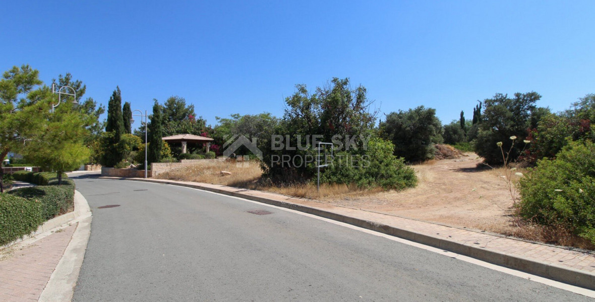 Plot For Sale In Aphrodite Hills Paphos Cyprus