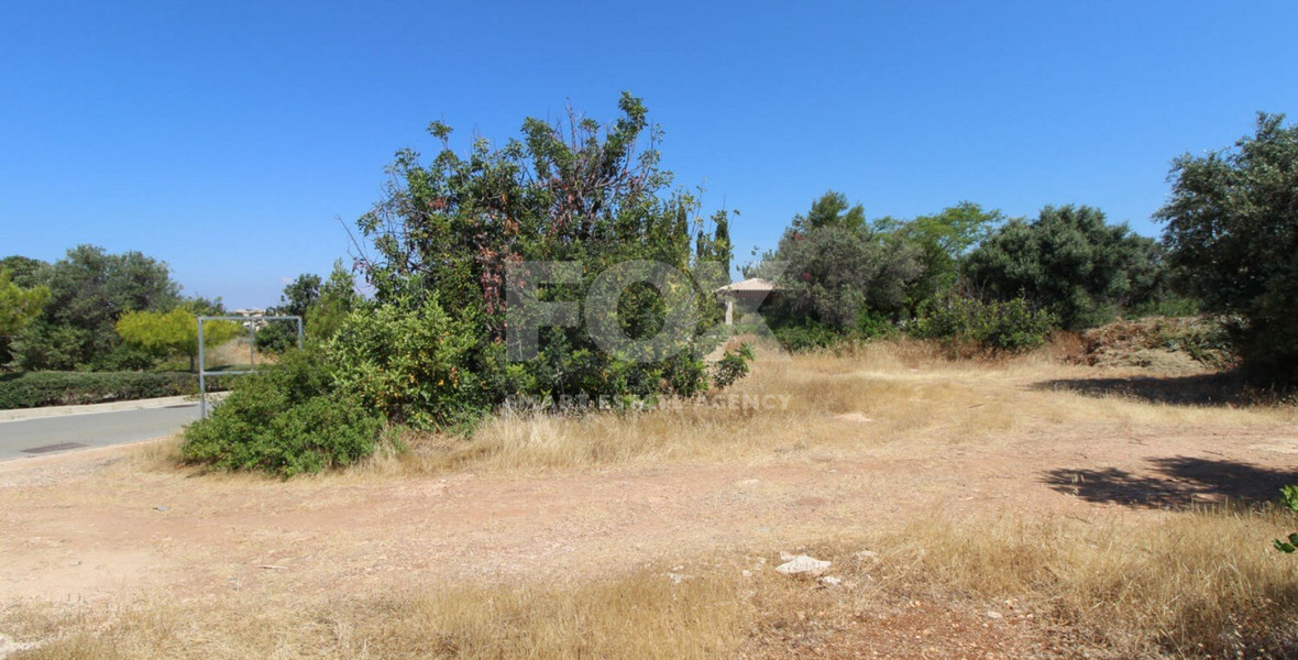 Plot For Sale In Aphrodite Hills Paphos Cyprus