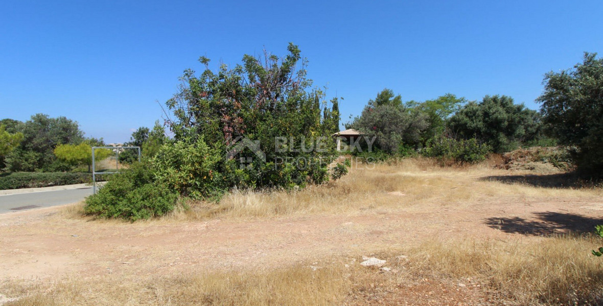 Plot For Sale In Aphrodite Hills Paphos Cyprus