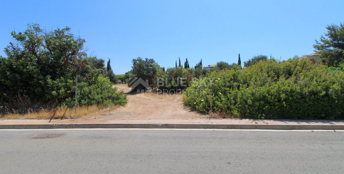 Plot For Sale In Aphrodite Hills Paphos Cyprus