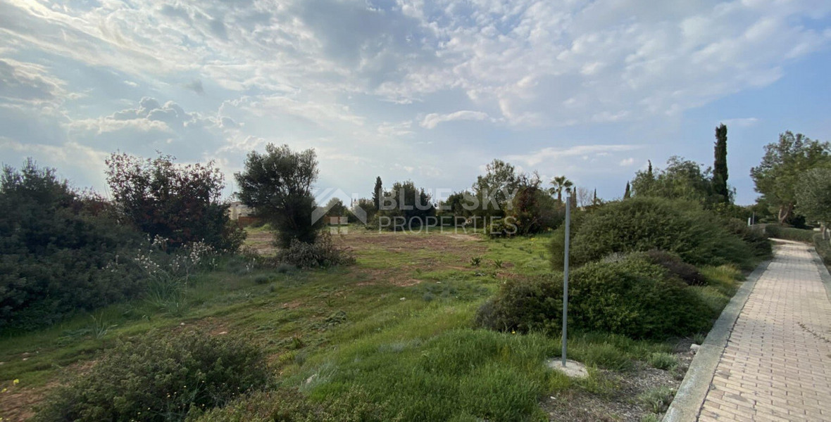 Plot For Sale In Aphrodite Hills Paphos Cyprus