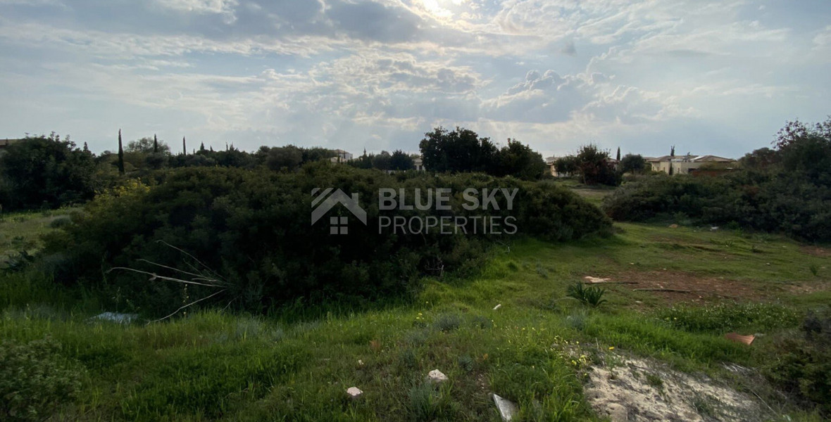 Plot For Sale In Aphrodite Hills Paphos Cyprus