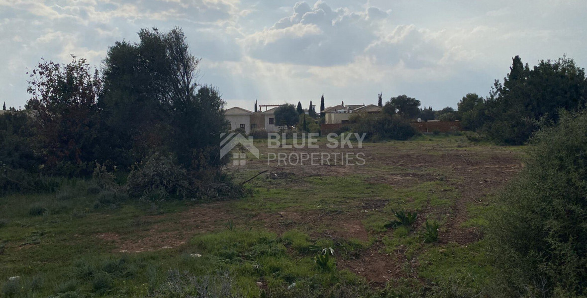 Plot For Sale In Aphrodite Hills Paphos Cyprus