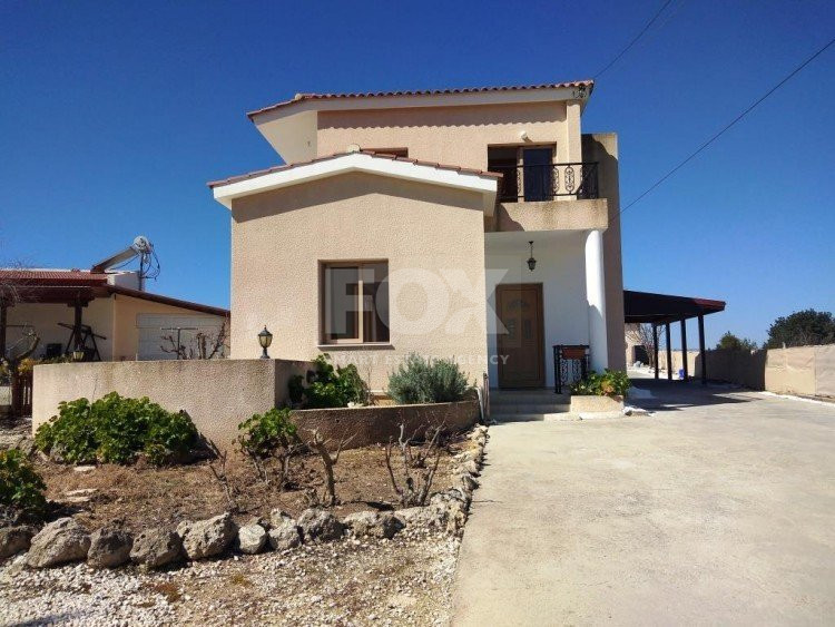 Three bedroom unfurnished house in Kalepia, Paphos