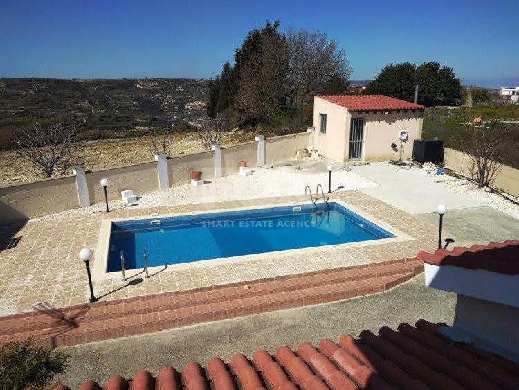 Three bedroom unfurnished house in Kalepia, Paphos