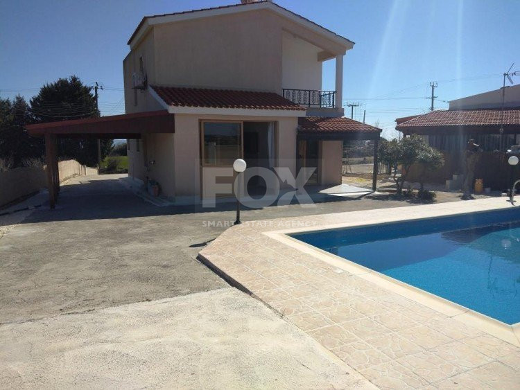 Three bedroom unfurnished house in Kalepia, Paphos