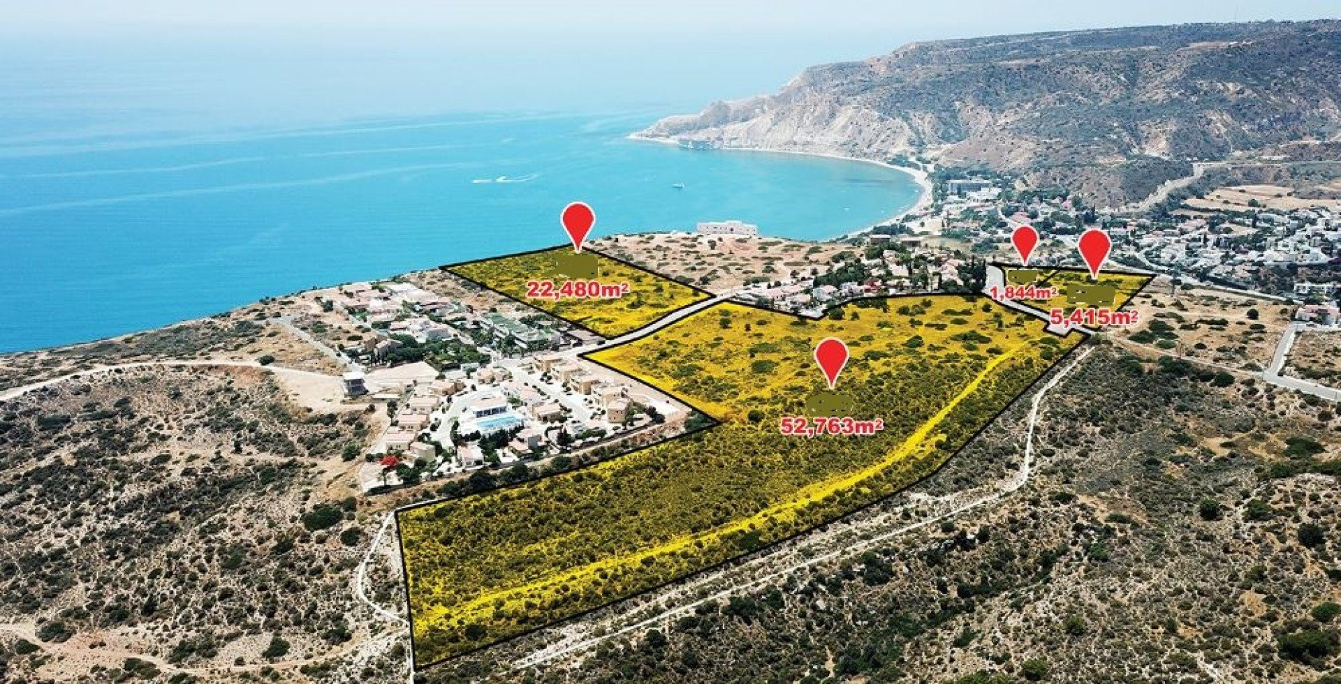 Działki  Pissouri Municipality, Cypr