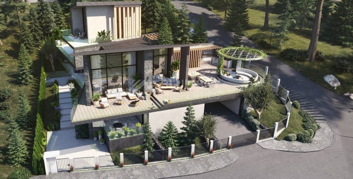 Luxury 3 Bedroom Villa in Pano Platres, Limassol,   A Mountain Retreat of Elegance and Serenity