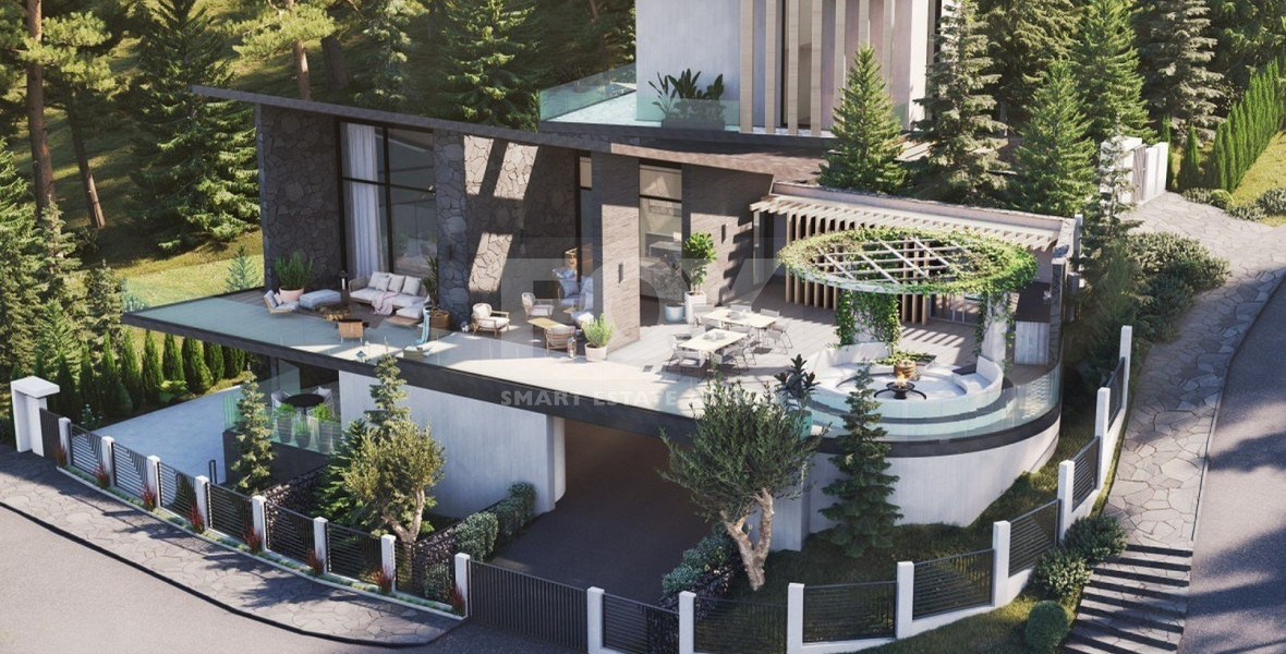 Luxury 3 Bedroom Villa in Pano Platres, Limassol,   A Mountain Retreat of Elegance and Serenity