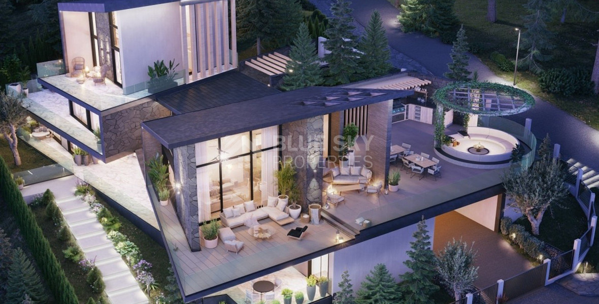 Luxury 3 Bedroom Villa in Pano Platres, Limassol,   A Mountain Retreat of Elegance and Serenity