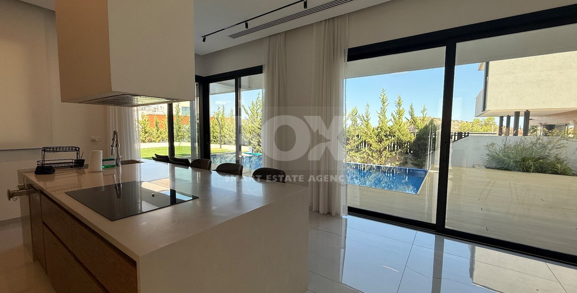 Five Bed House with swimming pool and landscaped garden for Rent In Agios Tychon Limassol