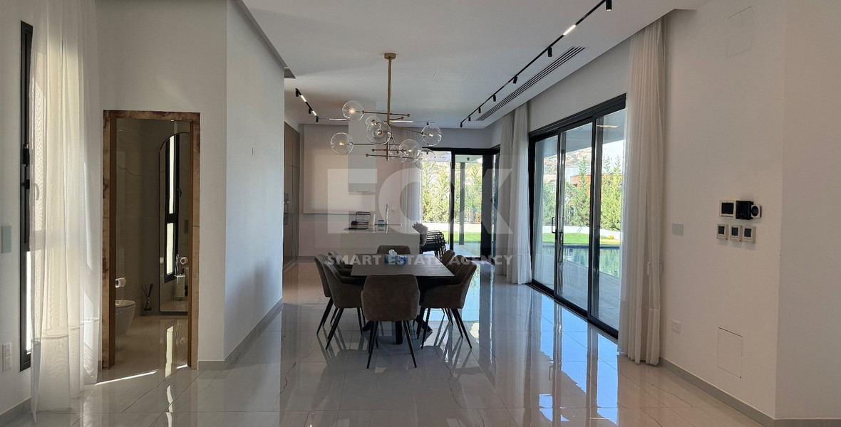 Five Bed House with swimming pool and landscaped garden for Rent In Agios Tychon Limassol