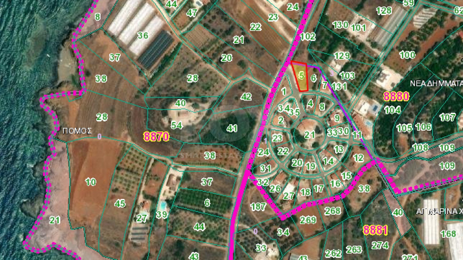 Plot For Sale In Nea Dimmata Paphos Cyprus
