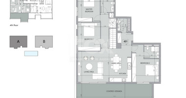 Top floor 3 Bed Apartment For Sale In Potamos Germasogeia Limassol Cyprus