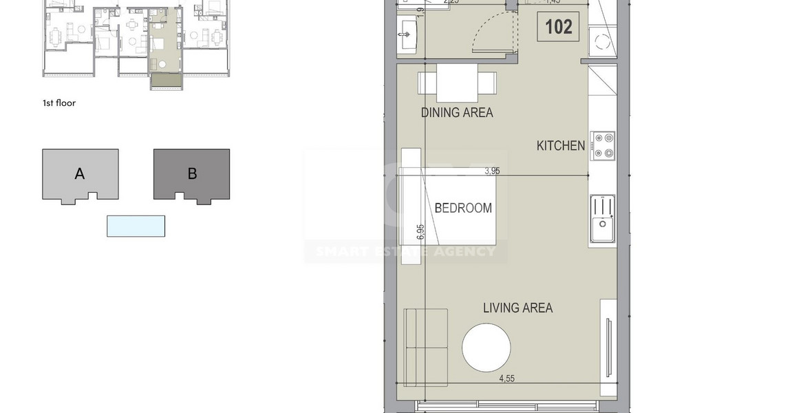 Studio Apartment For Sale In Germasogeia Limassol Cyprus